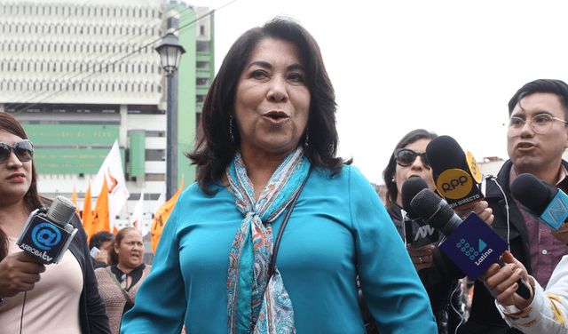Martha Chávez ha sido una de las fujimoristas que más ha defendido a Alberto Fujimori a pesar de las condenas en su contra. Foto: La República.