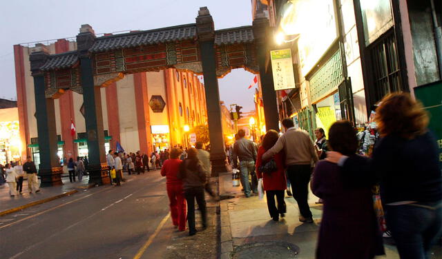 El Barrio Chino es una muestra de la cultura legada por la inmigración china. Foto: Andina