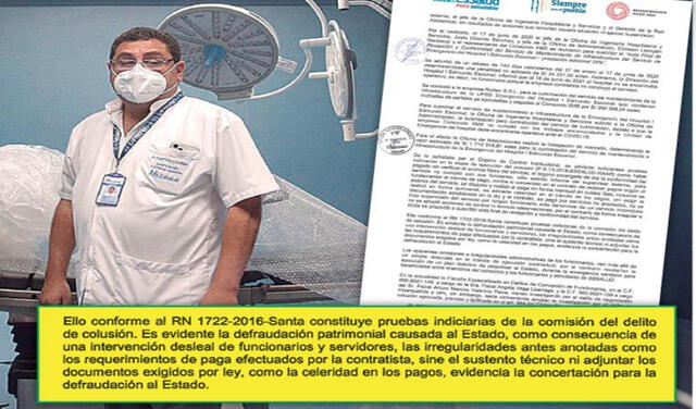 Arequipa: irregularidades en hospital Escomel involucran a exgerente de EsSalud