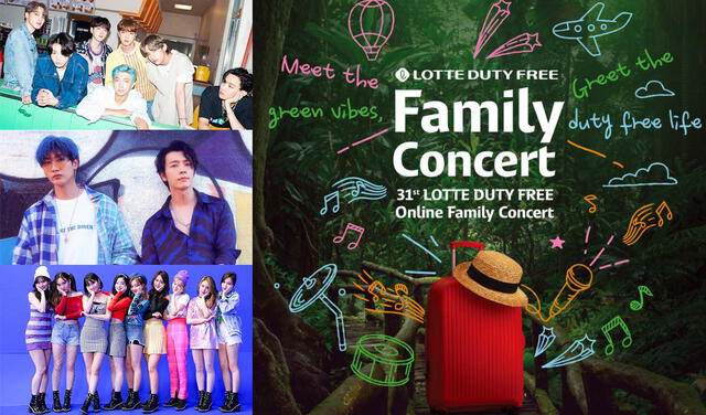 El concierto de Lotte Duty Free será gratis para los miembros que se inscriban en su plataforma. Foto: LDF