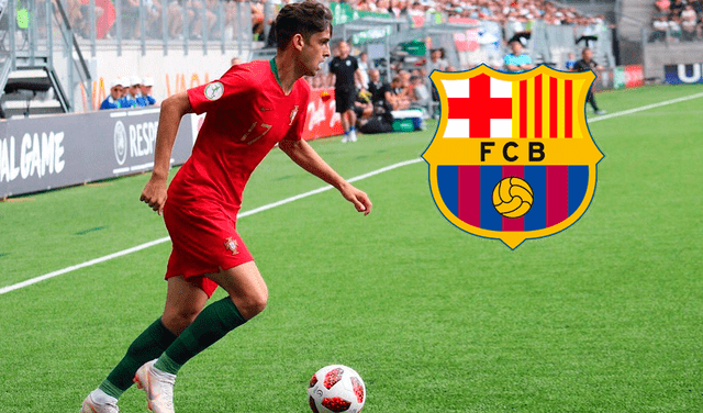 Barcelona anuncia fichaje de Francisco Trincão.