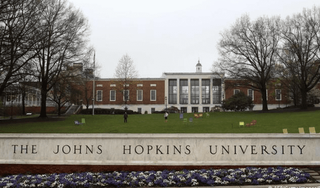 La Universidad Johns Hopkins es la octava institución más prestigiosa de los Estados Unidos. Foto: AFP