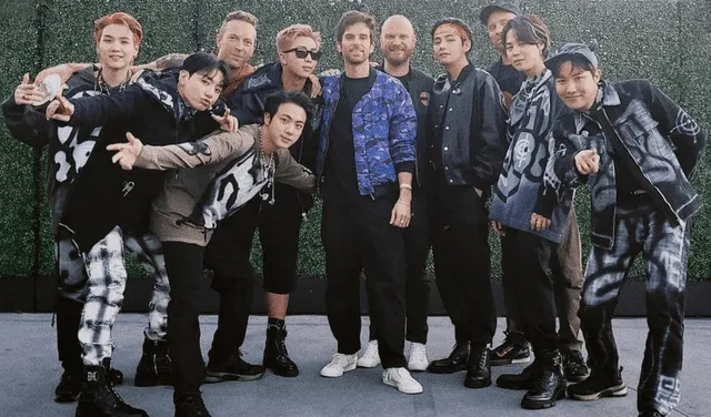 BTS y Coldplay se presentaron juntos por primera vez en los American Music Awards 2021 con la canción "My universe". Foto: AMAs