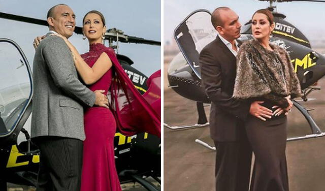 Karla Tarazona se muestra feliz al lado de Rafael Fernández.