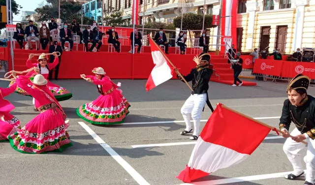 Con mucho entusiasmo se condujeron las celebraciones en Chiclayo. Foto: Grupo La República
