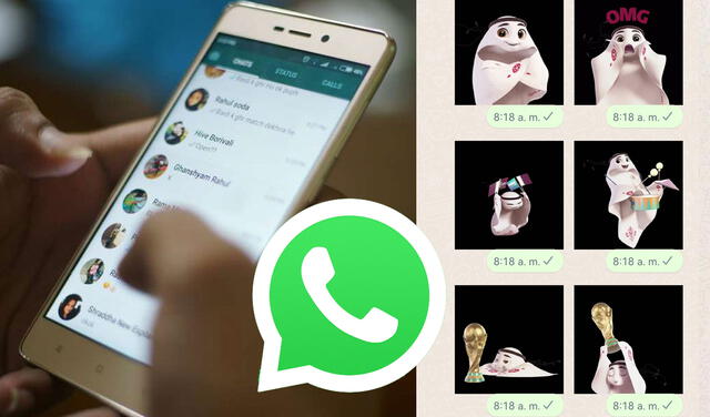 WhatsApp: así podrás tener los stickers de La’eeb, la mascota del mundial Qatar 2022