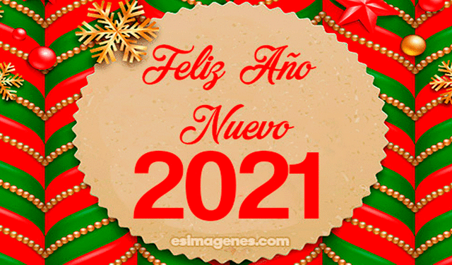 Tarjetas de Año Nuevo 2021 para enviarle buenos deseos a tus seres queridos