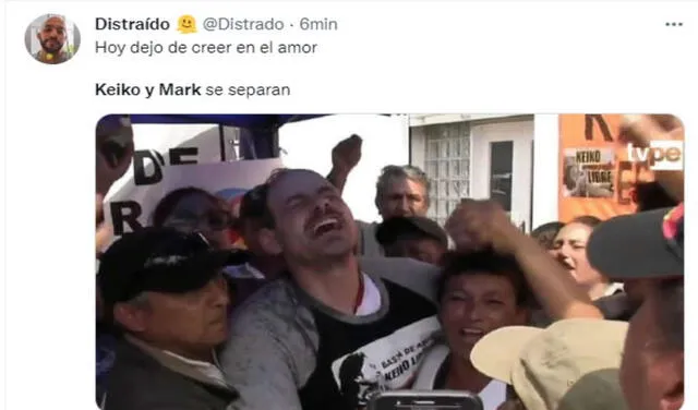 Keiko Fujimori se separa de Mark Vito: así reaccionaron los usuarios en Twitter tras la ruptura