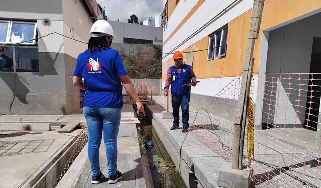 Personal de la Defensoría inspecciona hospitales abandonados. Foto: Defensoría Piura