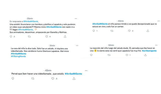 Usuarios decepcionados con el estreno de “Arriba mi gente” y la breve aparición de Lapadula