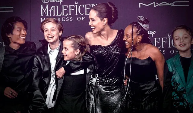 En la actualidad, Angelina Jolie tiene seis hijos.