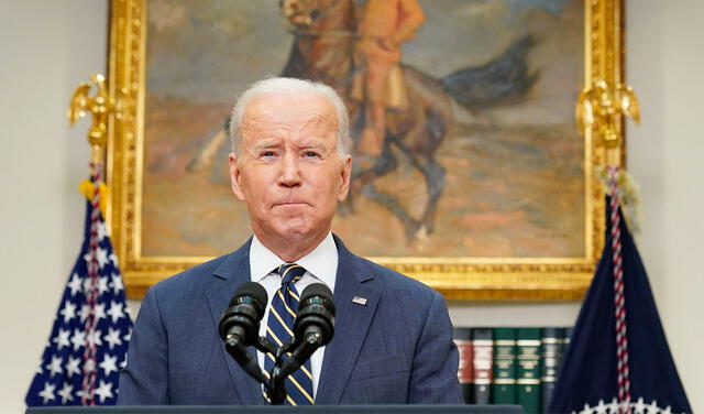 Joe Biden se pronunció sobre la posibilidad de que Rusia esté utilizando armas químicas. Foto: AFP