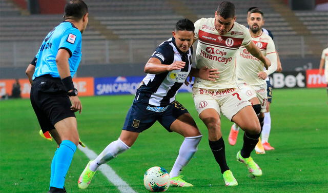 Alianza Lima superó 2-1 a Universitario en el clásico de la última fecha. Foto: Liga de Fútbol Profesional/Twitter