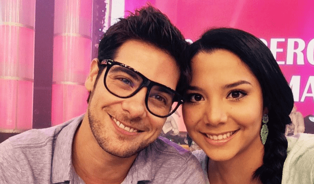 Mayra Couto y Andrés Wiese compartieron set en Al Fondo Hay Sitio