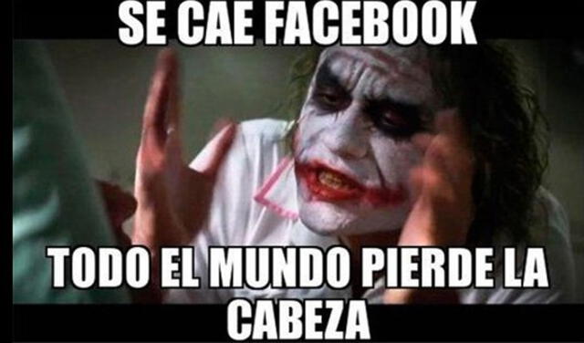 Diviértete con los mejores memes de la caída de Facebook. Foto: captura de Twitter