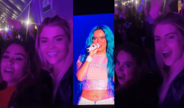 Brunella Horna y Ethel Pozo disfrutaron el concierto de Karol G: “Esperando a la ‘Bichota’”