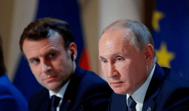 Putin advirtió a Macron que logrará sus metas en Ucrania “por la negociación o por la guerra”, en una de las últimas conversaciones telefónicas que tuvieron. Foto: referencial/AFP