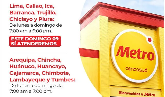 Metro Horarios Día de la Madre