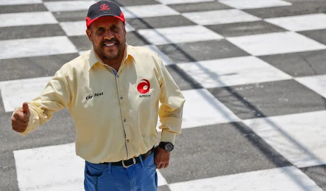 Kike Pérez empezó como corredor de autos, pero luego pasó a la TV como periodista. Foto: GLR