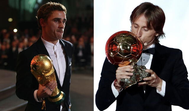 Antoine Griezmann era el gran favorito para ganar el Balón de Oro 2018 que terminó consiguiendo Luka Modric. Foto: Composición LR/FIFA.