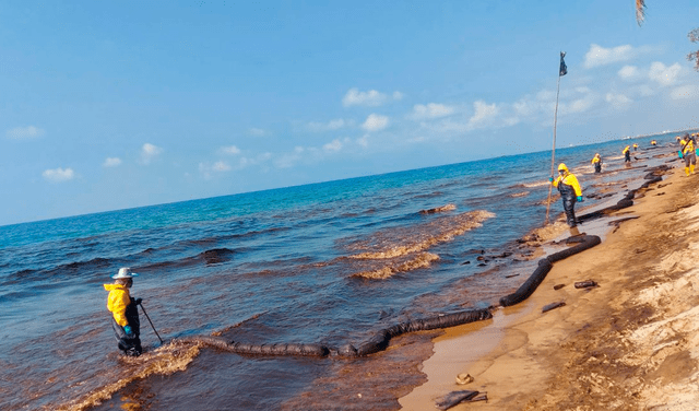 Derrame masivo de petróleo amenaza colonia de corales en isla turística de Tailandia