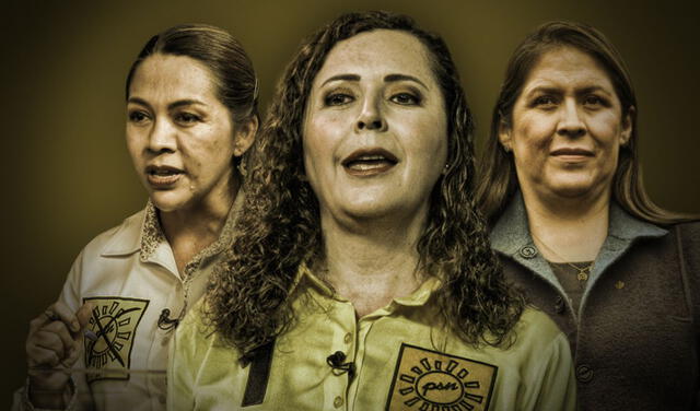 Solidaridad Nacional puso como sus principales rostros a Rosa María Bartra, Yeni Vilcatoma y Nelly Cuadros para las elecciones de 2020. Luego de no lograr valla electoral, las separaron.