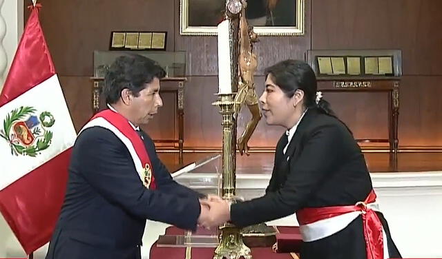Betssy Chávez es la quinta primera ministra del Gobierno de Pedro Castillo. Foto: captura de TV Perú