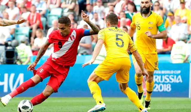 Perú venció 2-0 a Australia por el Mundial Rusia 2018