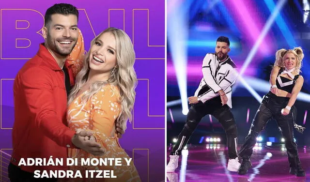 Adrián Di Monte y Sandra Itzel se lucieron en Así se baila. Foto: Así se baila / Instagram