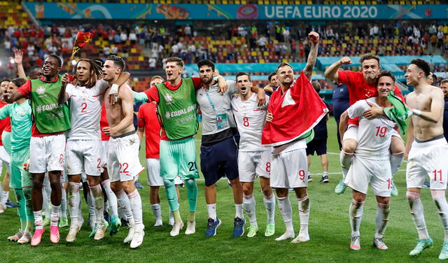 Suiza jugará por primera vez unos cuartos de final de la Eurocopa. Foto: EFE