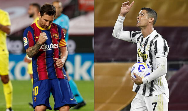 Messi y Cristiano Ronaldo marcan de penal casi en simultáneo