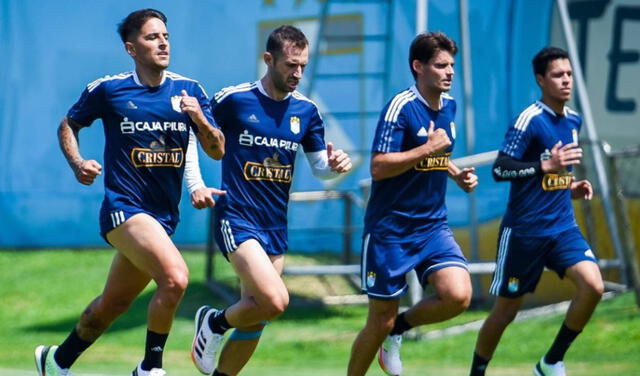 Sporting Cristal viene realizando pretemporada en La Florida. Foto: Twitter Sporting Cristal