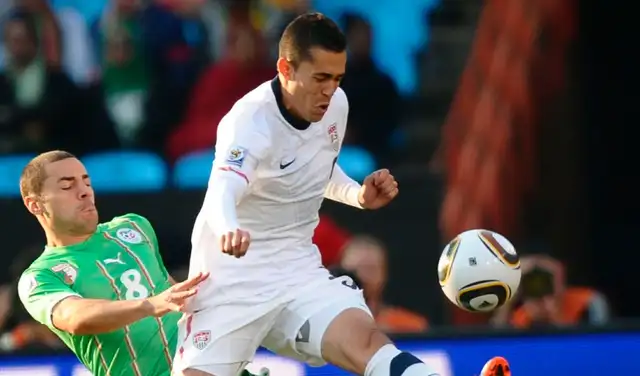 Hérculez Gómez llegó a jugar en la Copa América de 2007 y el mundial de 2010. Foto: AFP Hérculez Gómez llegó a jugar en la Copa América de 2007 y el mundial de 2010. Foto: AFP