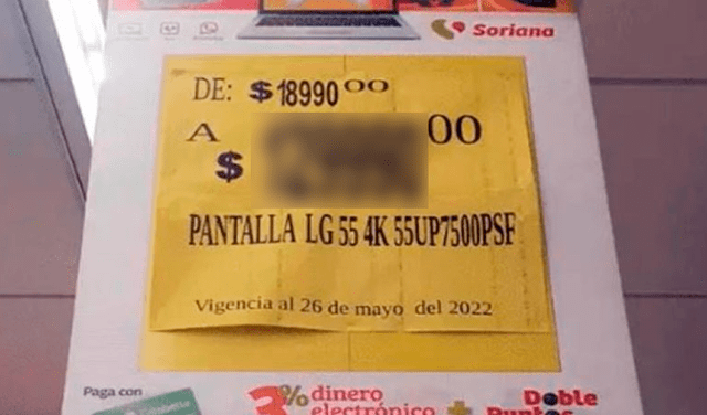 Los usuarios en redes se mostraron sorprendidos por la ‘oferta’ que lanzó la tienda mexicana. Foto: captura de Facebook