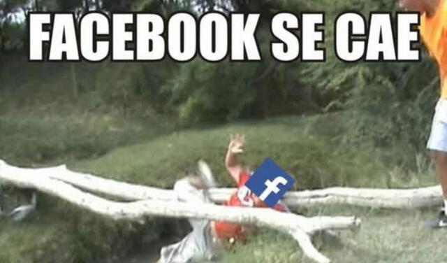 Diviértete con los mejores memes de la caída de Facebook. Foto: captura de Twitter