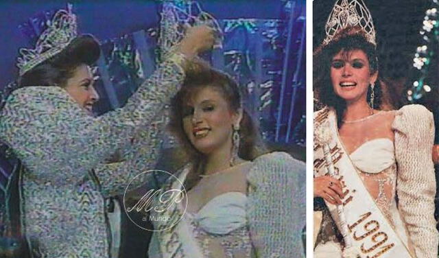 Eliana Martínez Márquez fue coronada Miss Perú el 20 de abril de 1991. Foto: Facebook