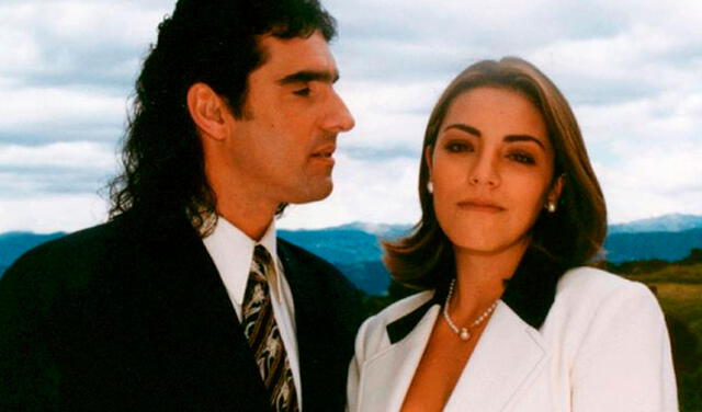 Pedro el Escamoso: Miguel Varoni y Sandra Reyes fueron la pareja protagonista en la telenovela. Crédito: Caracol Televisión