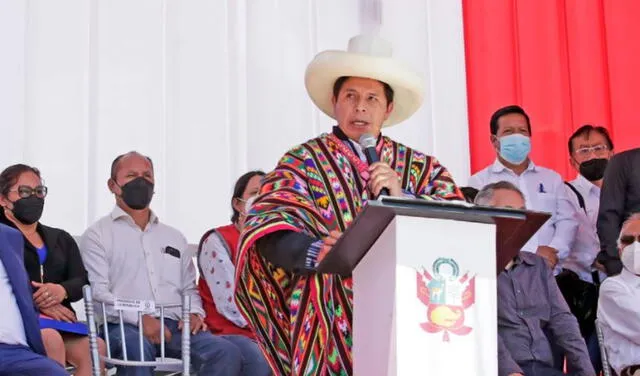 Pedro Castillo volvió a referirse a la Asamblea Constituyente, una de sus propuestas banderas de campaña. Foto: Presidencia