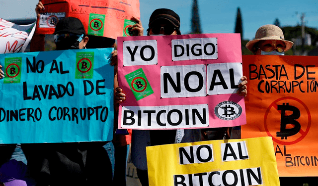 El Salvador se convirtió en el primer país del mundo en el que tiene curso legal el bitcóin como moneda de intercambio. Foto: EFE