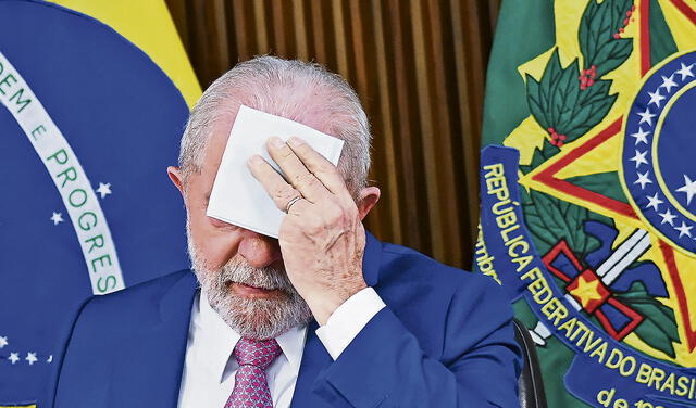 Indignado. Lula da Silva calificó de “genocida” a Bolsonaro. Foto: EFE