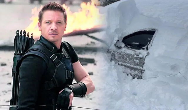 Jeremy Renner se recupera en cuidados intensivos tras accidente quitando nieve.