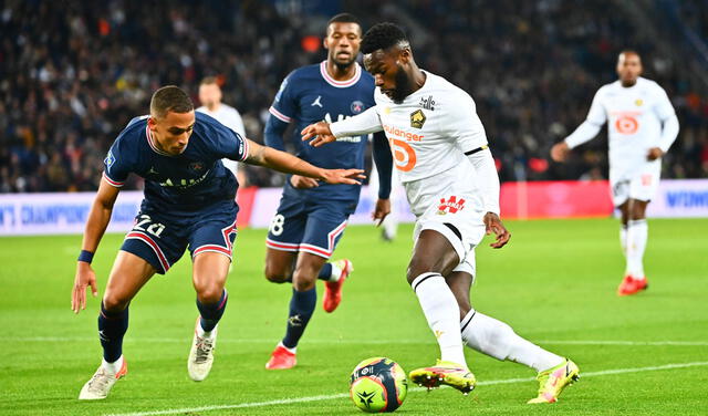 PSG vs. Lille: el cuadro visitante enmudeció el Parque de los Príncipes. Foto: Lille