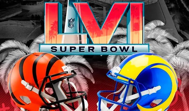 Cincinnati Bengals y Los Angeles Rams se enfrentarán en la edición 56 del Super Bowl. Foto: Twitter