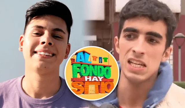 Aaron Picasso y Jorge Guerra bromearon en redes sociales sobre su personaje de 'Jaimito' en "Al fondo hay sitio". Foto: composición LR/captura de América TV