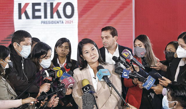 Keiko Fujimori insiste con la versión de las suplantaciones y presenta recursos de apelación al JNE. Foto: La República