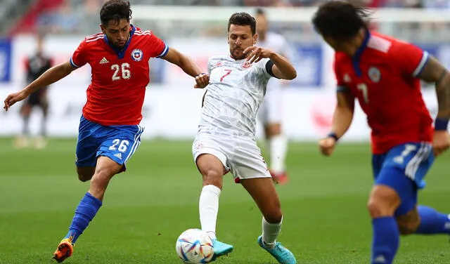 Chile vs. Túnez fue el segundo duelo amistoso de la Roja en su gira por Asia de esta fecha FIFA. Foto: EFE