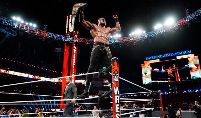Bobby Lashley defendió su campeonato mundial en la noche 1. Foto: WWE
