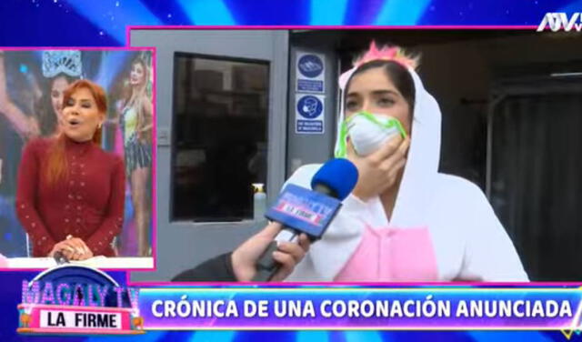 Korina Rivadeneira habló sobre los rumores que aseguraban que era la favorita del programa. Foto: captura de ATV