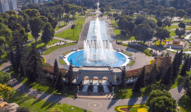 El Circuito Mágico del Agua del Parque de la Reserva se ubica en la ciudad de Lima. Foto: Andina