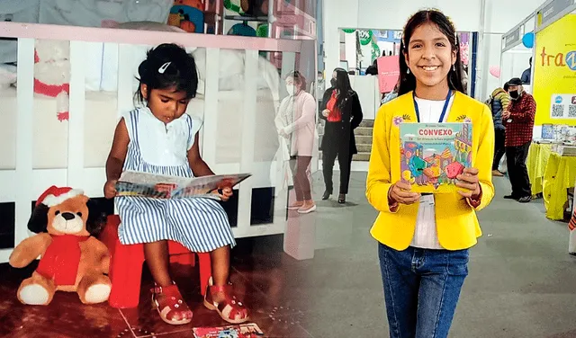 Arianna Yantas, la pequeña escritoria que creció con libros, presenta 2 cuentos infantiles